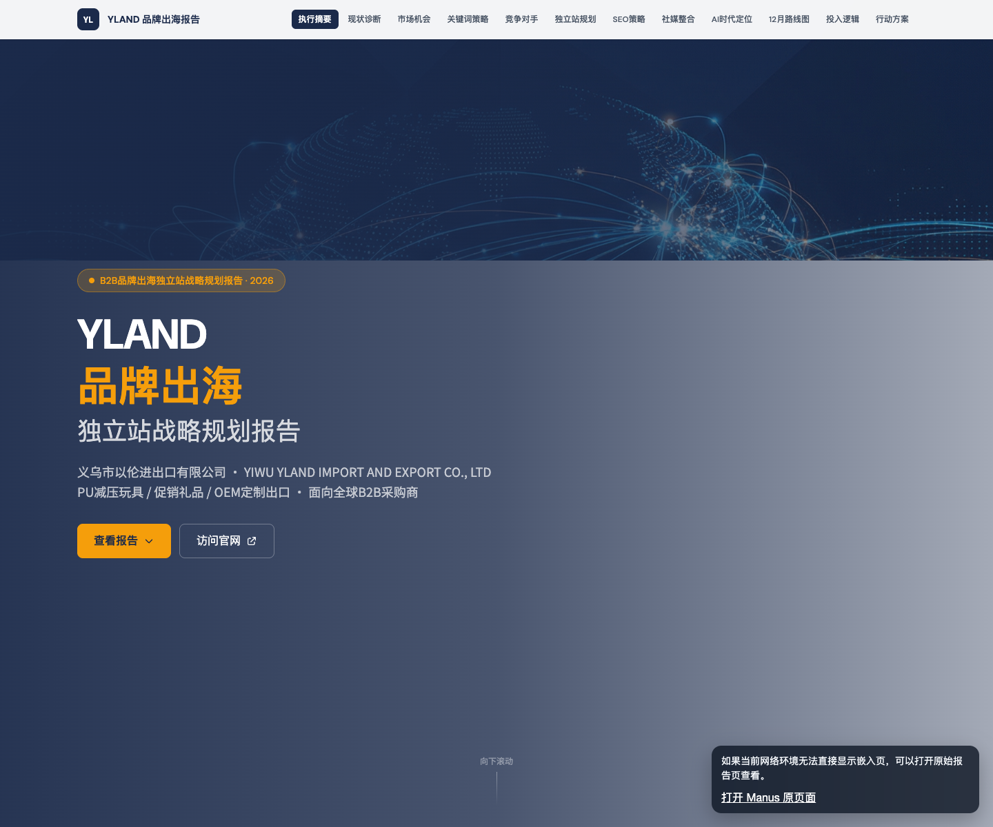 YLAND report screenshot